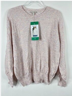 Ella Moss Womens Puff Sleeve Sweater